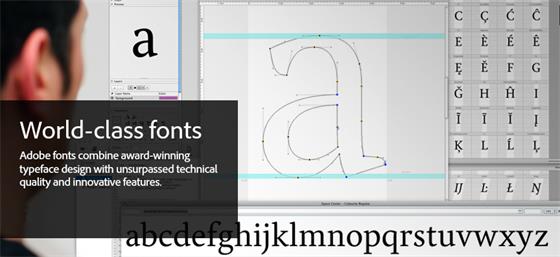 Adobe písma 1 řez dle výběru (Type 1)