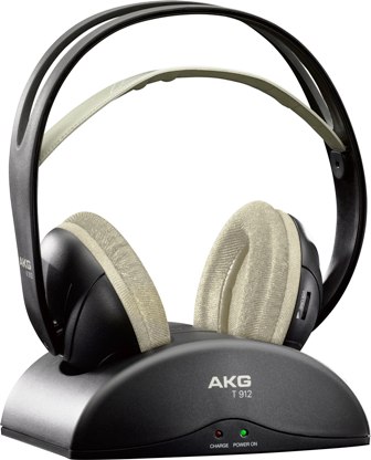 AKG K912 - Bezdrátová dynamická polootevřená sluchátka černá