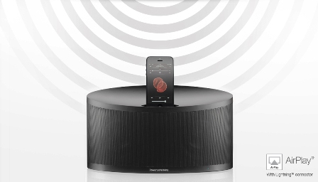 Bowers & Wilkins Z2 black - audiosystém s AirPlay pro iPhone 5/6/iPad 4 (s lightning dock konektorem)