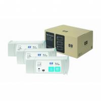 Bundle inkoustových náplní HP No 81 cyan Dye (3x680ml)