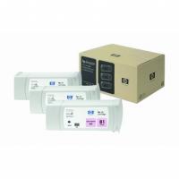 Bundle inkoustových náplní HP No 81 Light magenta Dye (3x680ml)