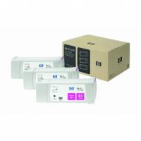 Bundle inkoustových náplní HP No 81 magenta Dye (3x680ml)