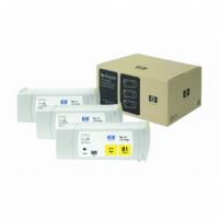 Bundle inkoustových náplní HP No 81 yellow Dye (3x680ml) - sleva!
