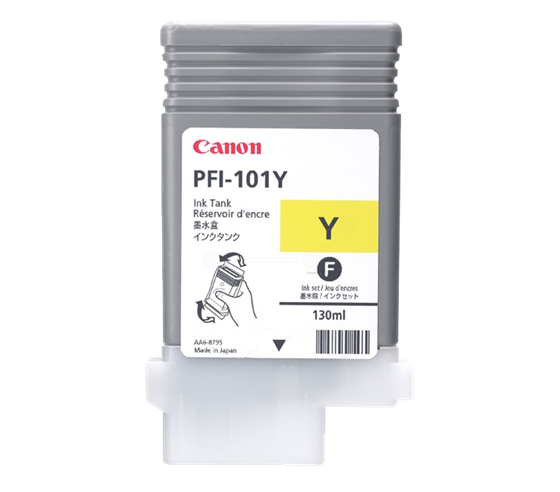 Canon Pigment Ink Tank PFI-101 Yellow (Y) 130 ml