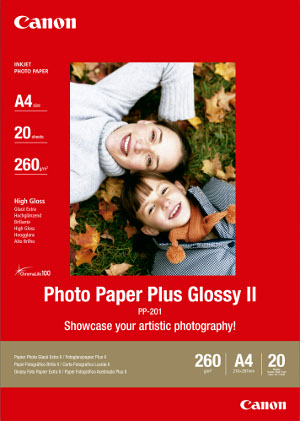 Canon PP201, Glossy plus, A4, 260g/m2, 20 listů