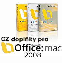 České doplňky pro Microsoft Office 2008 pro Mac OS X - Up-to-date