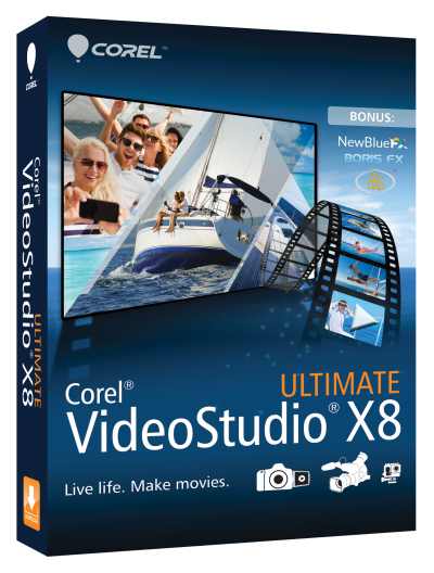 Corel VideoStudio Pro X8 Ultimate Win IE Mini Box