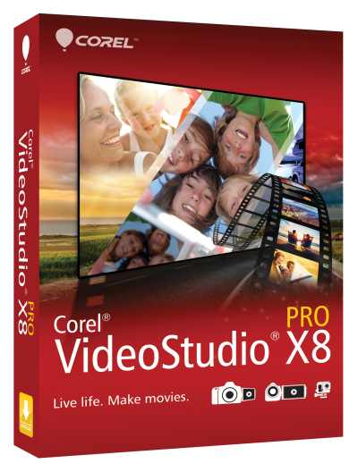 Corel VideoStudio Pro X8 Win IE Mini Box