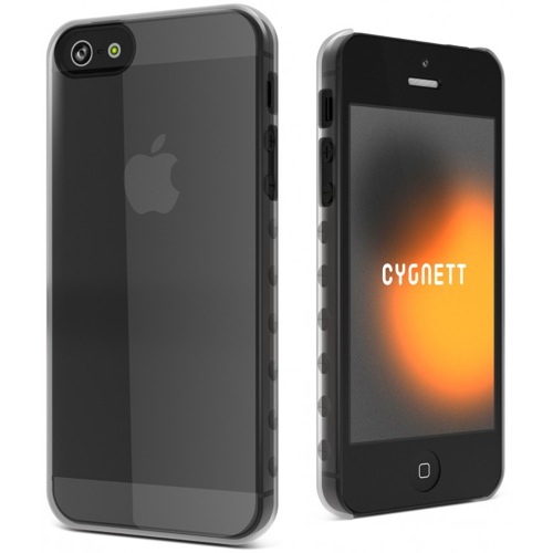 Cygnett AeroGrip Crystal, pouzdro + folie pro iPhone 5S/5 - průhledné