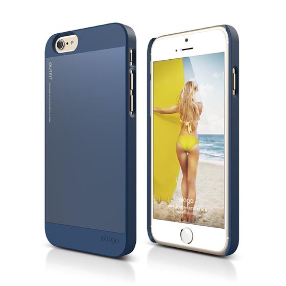ELAGO S6 Outfit, tenký plastový obal pro iPhone 6, modro-modrý