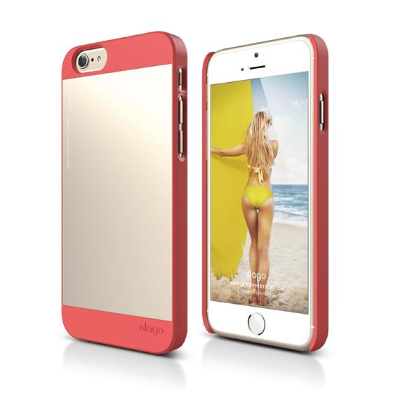ELAGO S6 Outfit, tenký plastový obal pro iPhone 6, růžovo-zlatý