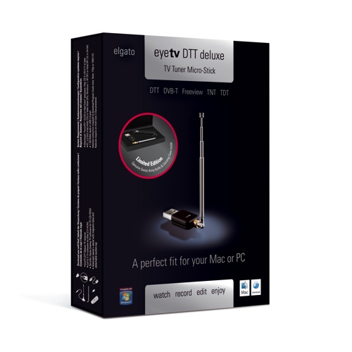 Elgato EyeTV Deluxe, přijímač DVB-T, USB, Special Edition - s počítačem