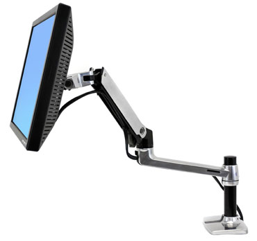 ERGOTRON LX Desk Mount Arm, Polished Aluminum, stolní rameno max. 25" LCD