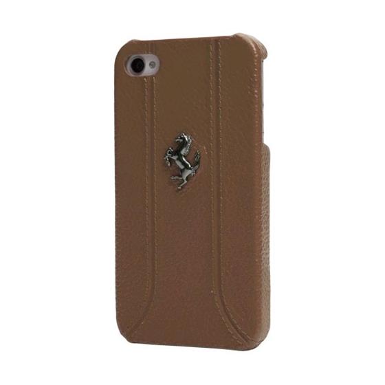 Ferrari Kamel zadní kožený kryt pro iPhone 5S/5