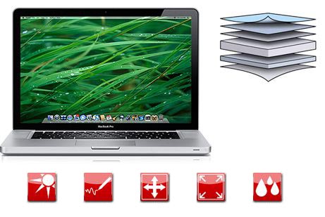 Folix, matná folie na displej pro Apple Macbook Pro 15"