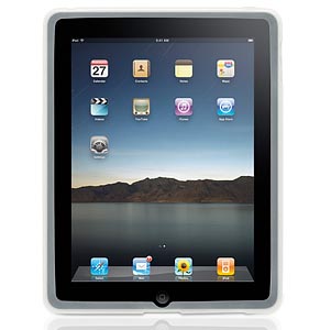 Griffin FlexGrip, silikonové pouzdro pro iPad 1G, bílé
