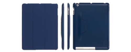 Griffin Intellicase, obal pro iPad 2 a iPad (3. a 4. generace) - tmavě modrý