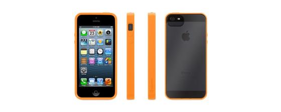 Griffin Reveal, pro iPhone 5S/5, oranžovo-průhledné