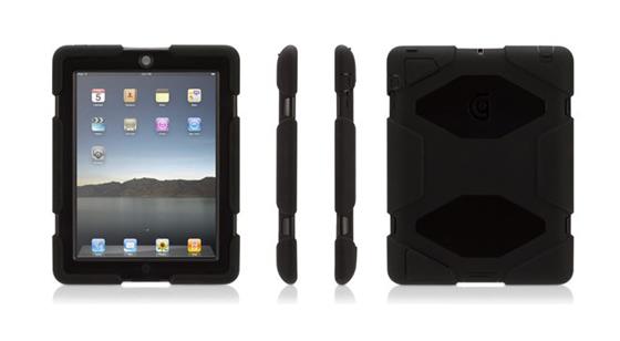 Griffin Survivor pro iPad 2 a 3 a 4 - černé, extrémně odolné pouzdro