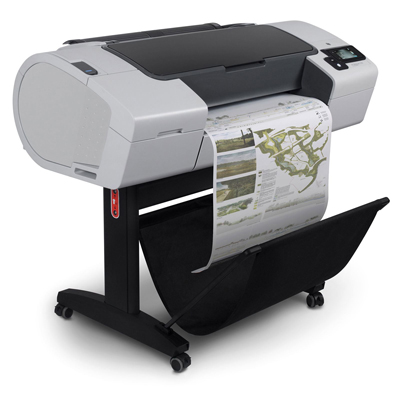 HP Designjet T790 ePrinter, 44'', bar. inkoustová e-tiskárna pro CAD a GIS (+sada mat.) + stojan