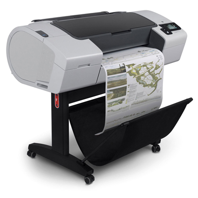 HP Designjet T790ps, 44'', bar. ink. e-tiskárna pro CAD a GIS (+sada mat.) + stojan