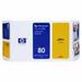 HP Ink Cart Yellow No.80, 350 ml pro HP DesignJet 105x