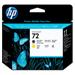 HP No. 72 Matt black a Yellow Printhead pro DJ T610, T620, T770, T790, T1100, T1200, T1300, T2300