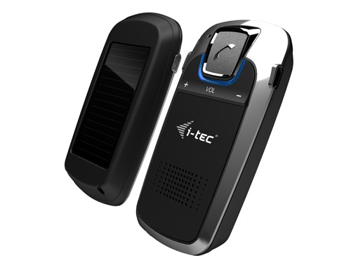 i-tec SOLAR Bluetooth Handsfree CarKit, Multipoint, solární napájení