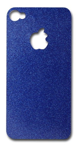 iDress Phone, folie na zadní stranu pro iPhone 4/4S, metalíza - výrazná modrá