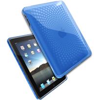 ifrogz SoftGloss, silikonov� pouzdro pro iPad 1G, modr�