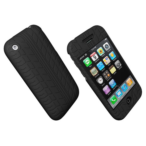 ifrogz Treadz silikonové pouzdro pro iPhone 3G a 3GS, černé