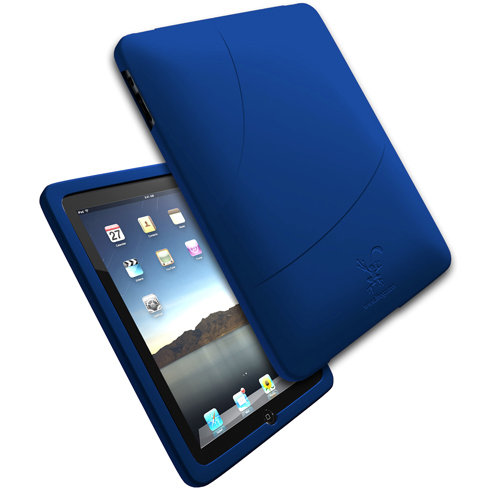 ifrogz Wrapz, silikonové pouzdro pro iPad 1G, modré