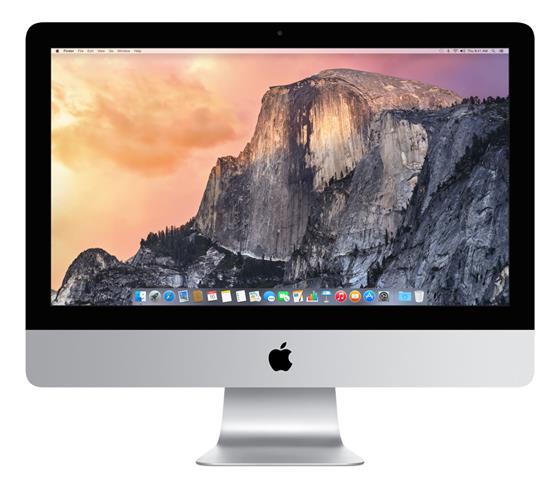 iMac 21.5" quad-core i5 2.7GHz/8GB/1TB/Intel Iris Pro Graphics/OS X - USB klávesnice CZ