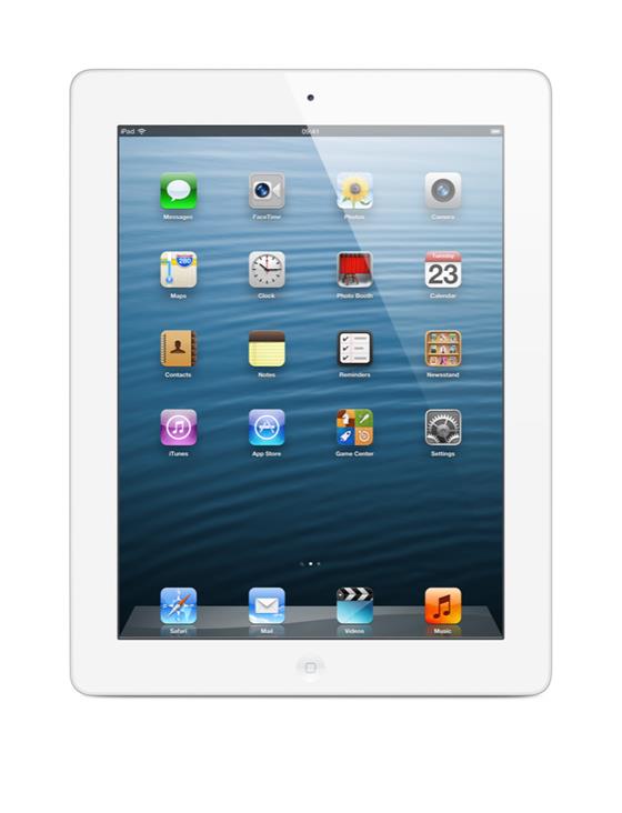 iPad s Retina displejem Wi-Fi 128GB, bílý (4. generace)