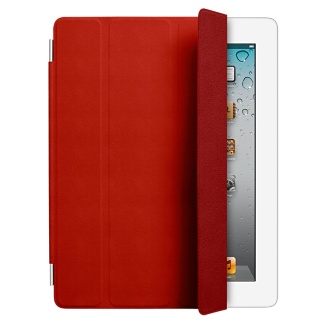 iPad Smart Cover - kůže - červený (red)