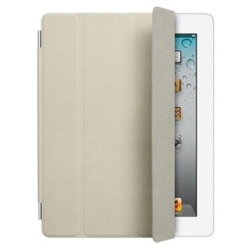 iPad Smart Cover - kůže - krémový (cream)
