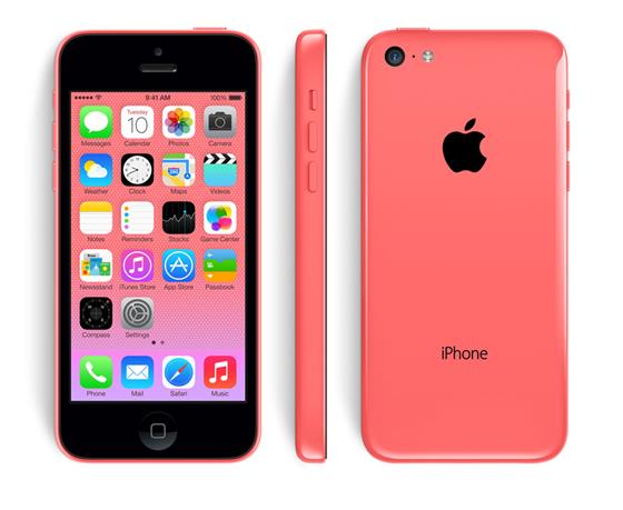 iPhone 5C, 16GB, růžový
