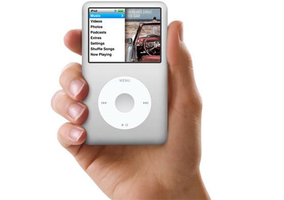 iPod classic 160GB stříbrný