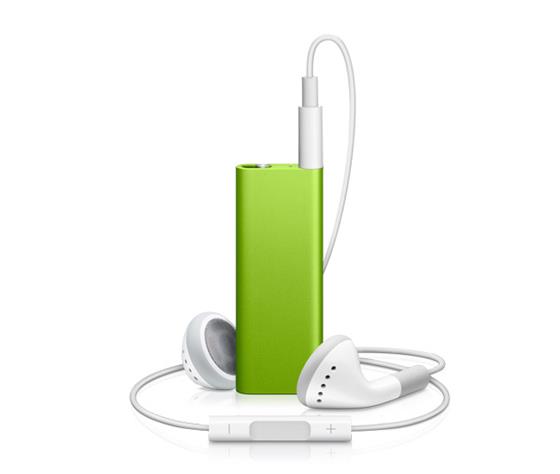 iPod shuffle 4GB - zelený