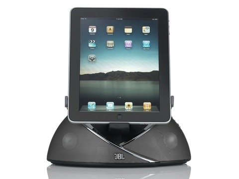 JBL OnBeat - černé reproduktory pro iPad, iPhone a iPod (s dock konektorem)