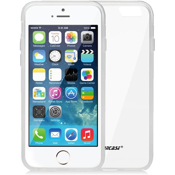 Jison Case, průhledný TPU obal pro iPhone 6, bílý okraj