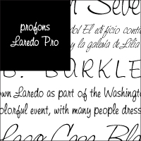 Laredo Pro Medium OpenType Mac/Win CE