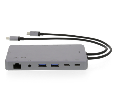 LMP USB-C Display Dock 2 4K 12 Port (DP 1.4)