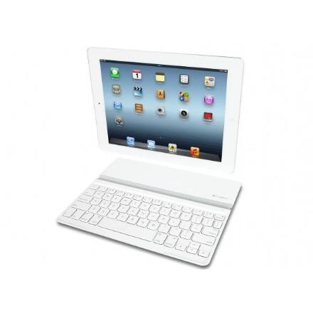 Logitech pevné ultratenké pouzdro s klávesnicí (CZ) pro iPad Mini (white)