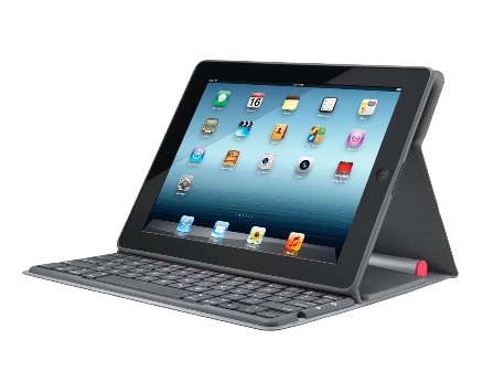 Logitech Solar Keyboard Folio pro iPad 2, 3 a 4 (pouzdro, cz klávesnice + stojan)