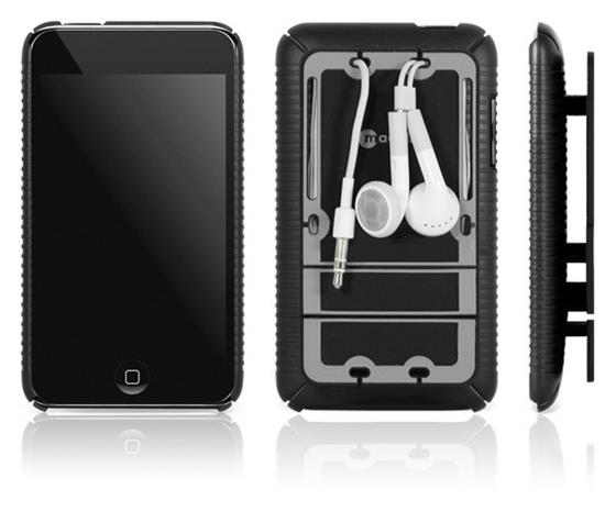 Macally Metro CM - kryt pro iPod touch 2G/3G s držákem sluchátek