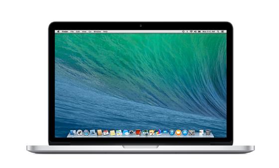 MacBook Pro 13-inch Retina dual-core i5 2.4GHz, 4GB RAM, 128 GB SSD
