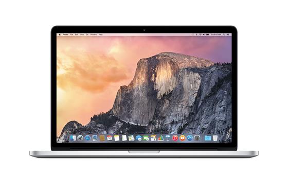 MacBook Pro 15-inch Retina quad-core i7 2.5GHz/16GB/1TB flash/Iris Pro Graphics/GeForce GT 750M 2GB/OS X - CZ klávesnice