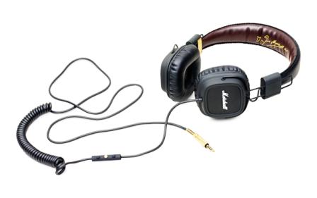Marshall Major - FX Black - kvalitní uzavřená sluchátka s ovládáním pro Apple