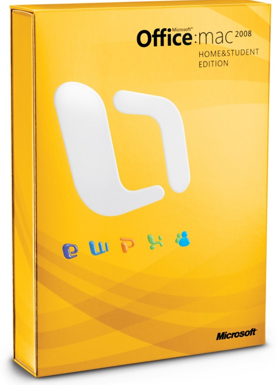 Microsoft Office 2008 for Mac Home and Student Edition 3PK